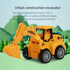 Pull Back Toy Car Excavator Educational Small Car