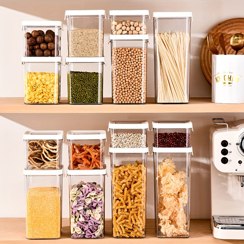 Food Organizer Kitchen Pantry Storage Jars with Lids Biscuit Tea Canister