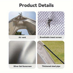 Outdoor Camping Casual Tent Portable Folding UV Rainproof Tent