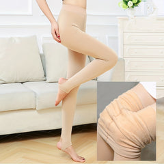 Plush Lined Tights High Waist Leggings Women's Stockings