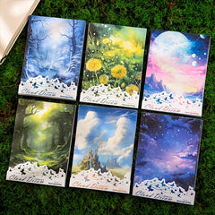Fun & Creative Cloud Dream Landscape Journal Stickers