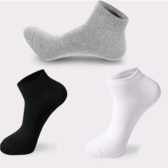 5 Pairs Solid Short Socks Women's Ankle Sports Stockings