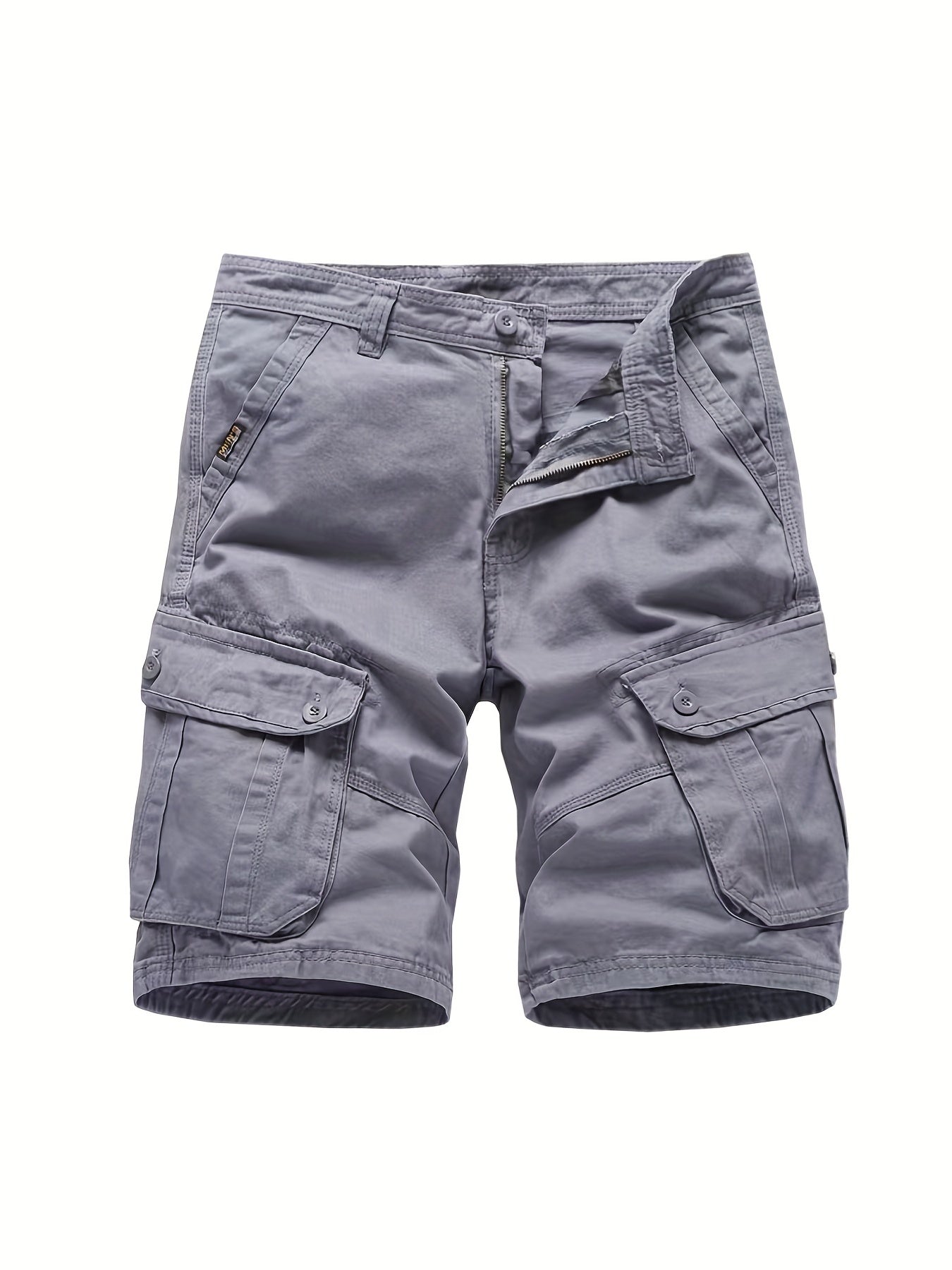 Men's Casual Cotton Cargo Shorts for Summer Outdoor
