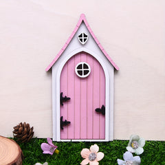 Miniature Wooden Fairy Door for Garden