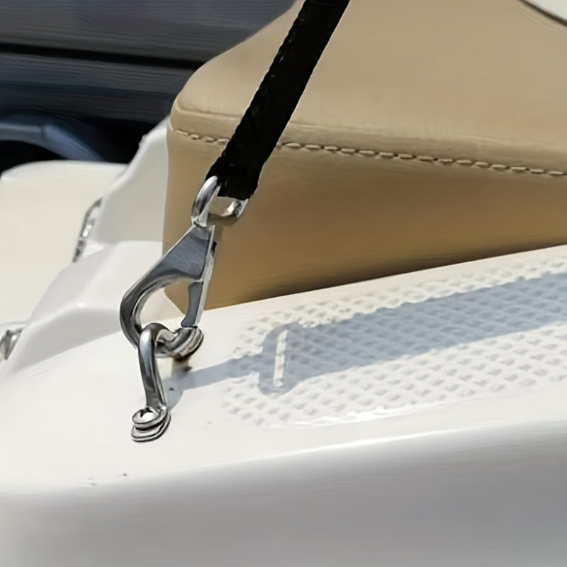 Marine 316 Stainless Steel Snap Hook for Boats Heavy Duty Fixed Loop Snap