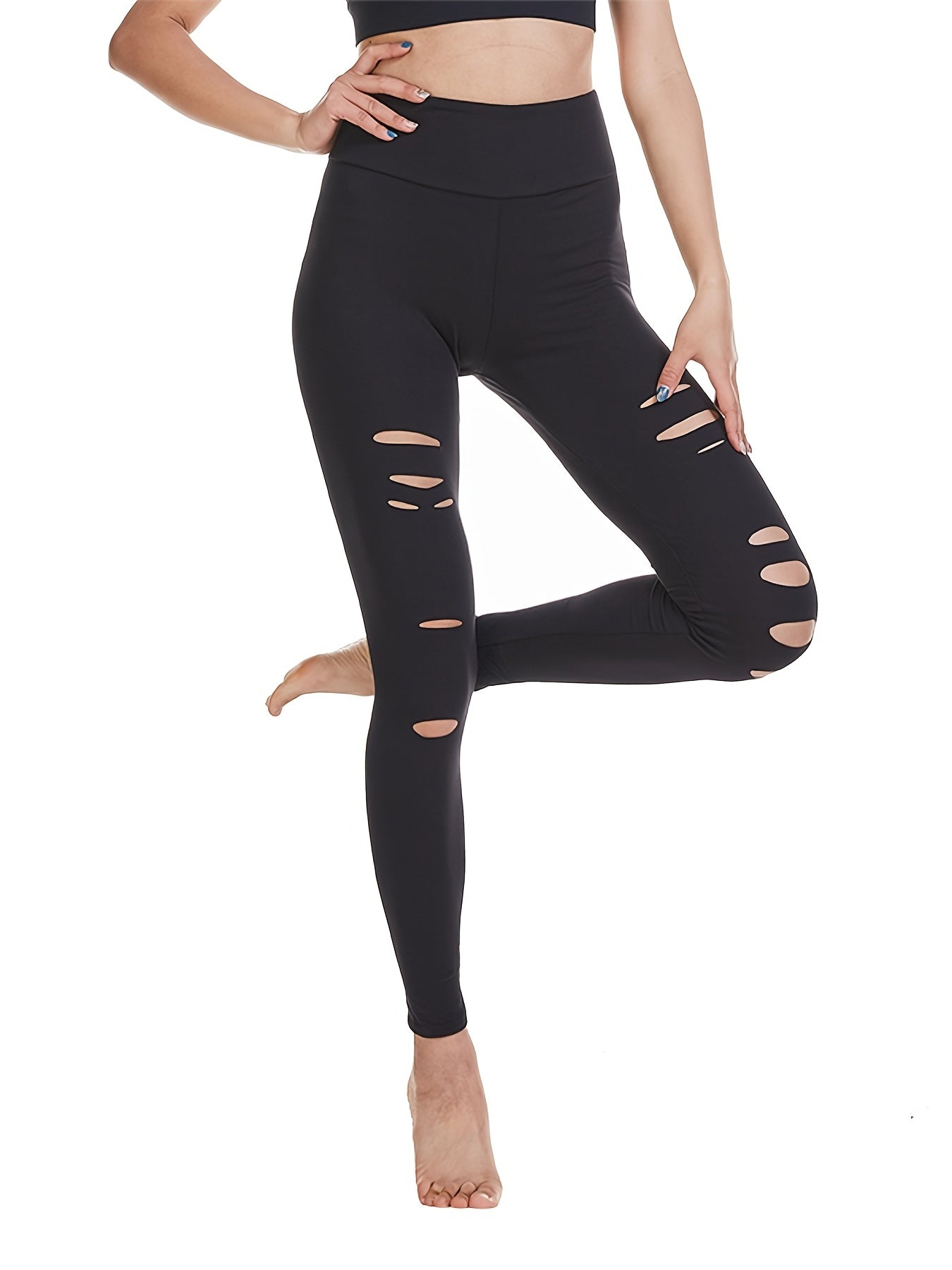 Women's High Waist Yoga Leggings Butt Lifting Gym Outwear