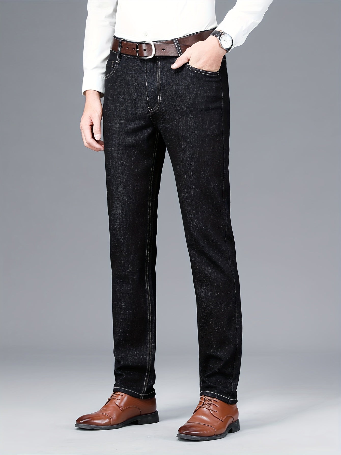 Men's Slim Fit Dress Pants for All Seasons