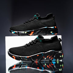 Men's Chunky Sneakers with Mesh Front