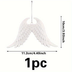 Angel Wing Resin Christmas Tree Ornament For Family Party Decor