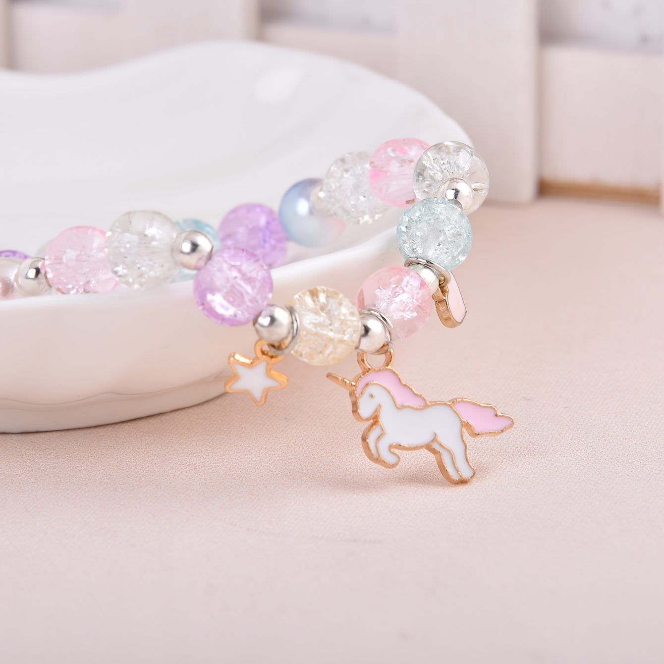 Kids Christmas Gift Unicorn Girls Bracelet