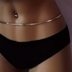 Punk Waist Chain Belly Body Chain Metal Chains for Women