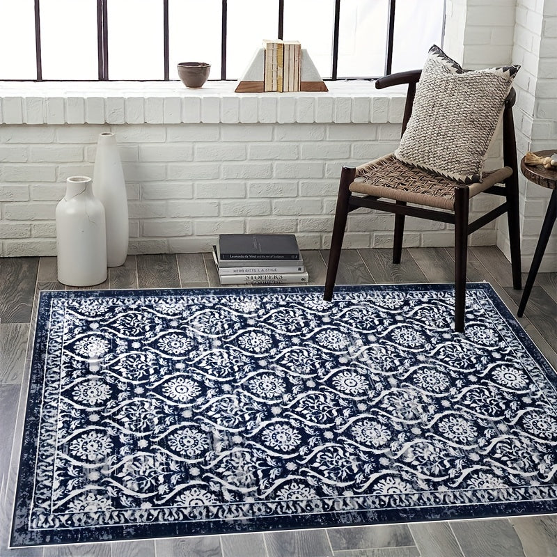 Vintage Oriental Area Rug Traditional Bohemian Floor Carpet