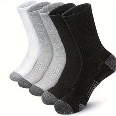 Men's Mid Crew Sport Socks - Breathable & Sweat Absorbing