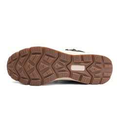 Men's High Top Hiking Boots Comfy Non Slip Lace Up Durable Shoes