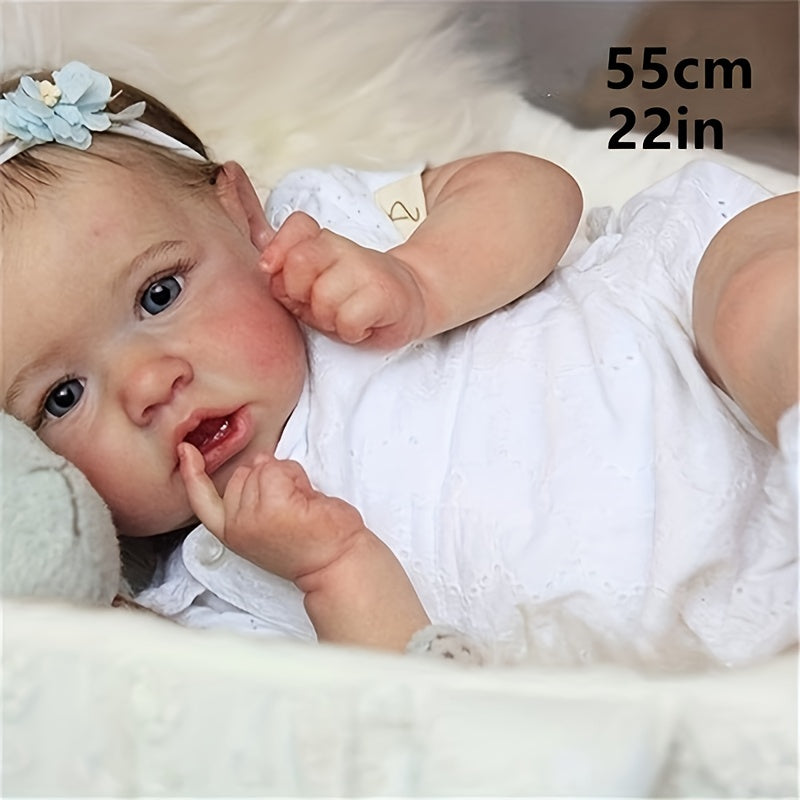 55 88 Cm Reborn Doll Soft Enamel Baby Doll For Kids