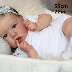 55 88 Cm Reborn Doll Soft Enamel Baby Doll For Kids