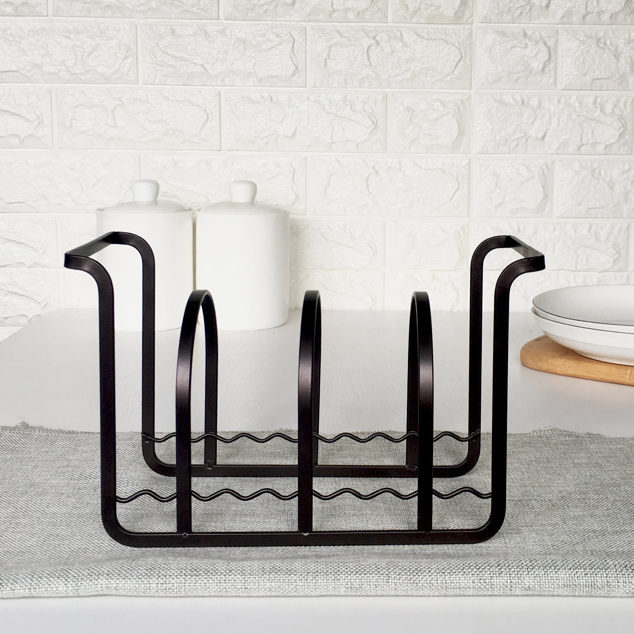 Kitchen Plate Rack Shelf Countertop Dish Rack Household Bowl Plate Storage