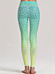 High Waist Aesthetics Print Butt Lift Leggings for Workouts & Yoga