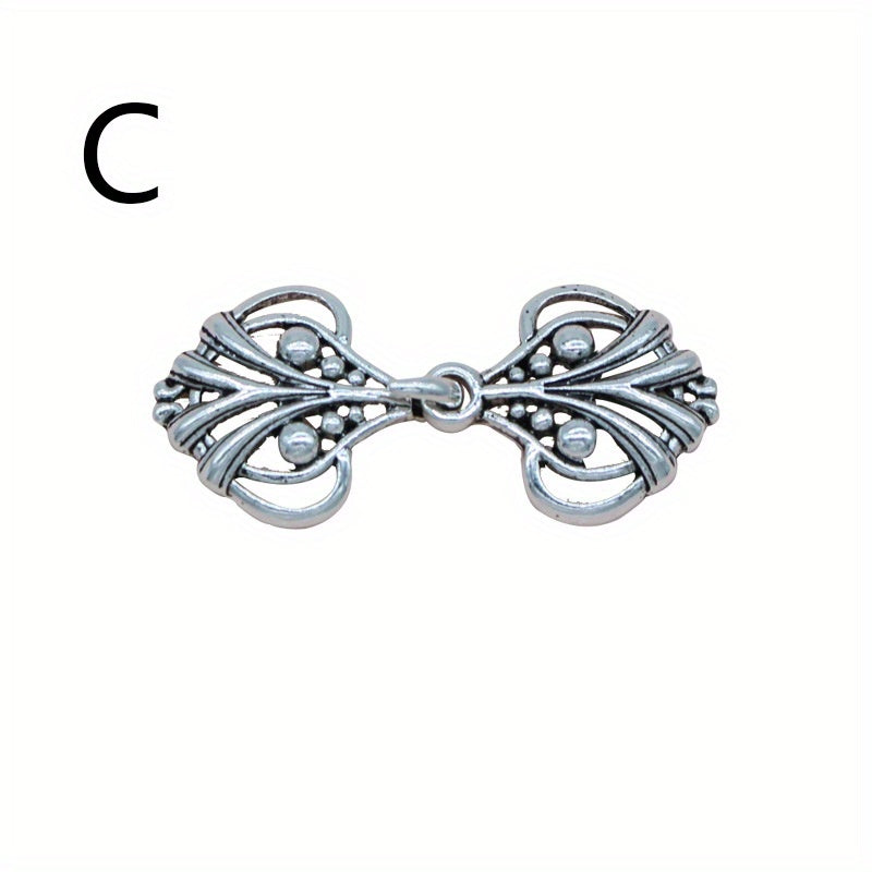 Four-leaf Clover Shawl Cloak Pair Button Hook