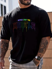 Men's California Graphic Print Crew Neck T-shirt