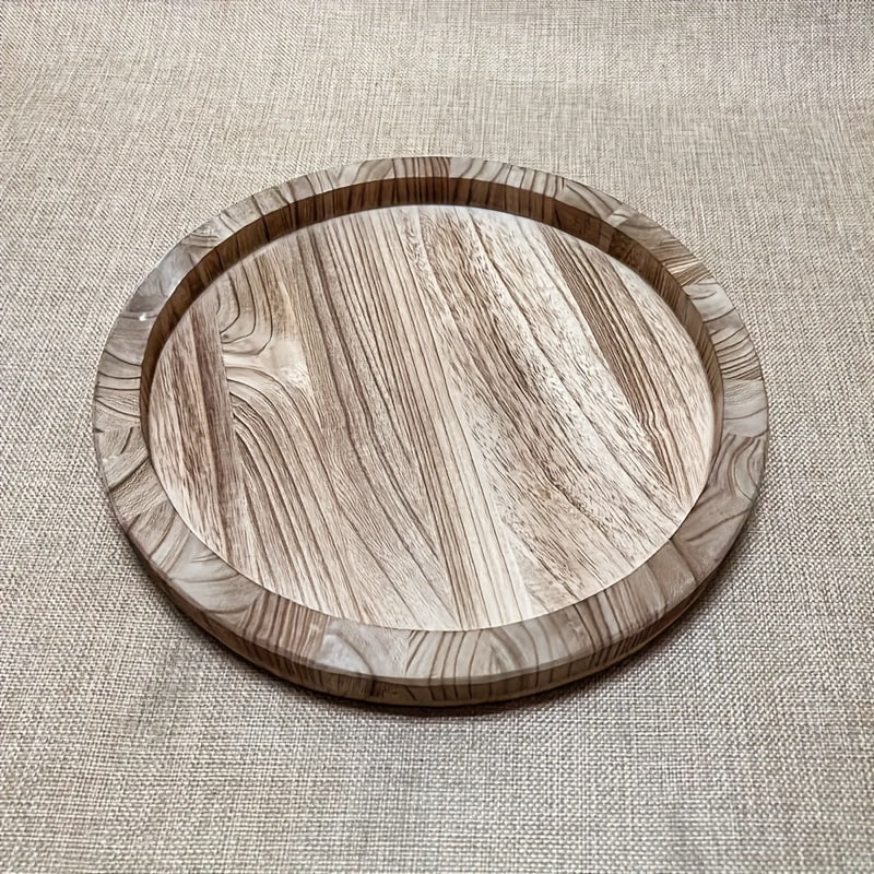 Wooden Storage Tray Farmhouse Style Christmas Decorative Tray