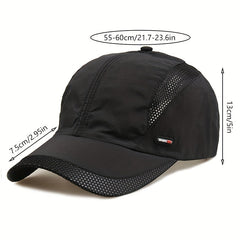 Quick Drying Mesh Baseball Cap Outdoor Sunshade Hat