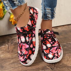 Women's Dwarf & Heart Pattern Skate Shoes