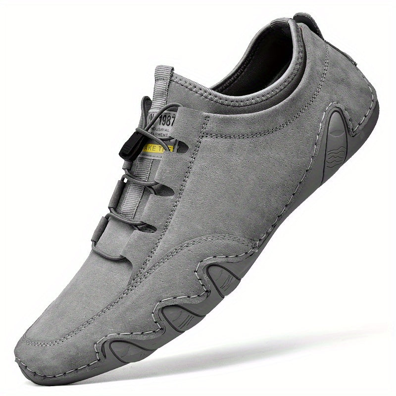 Men's Breathable Casual Shoes with Lace Buckle