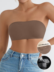 Seamless Strapless Bandeau Bra Cozy Stretch Everyday Bra Women's Lingerie
