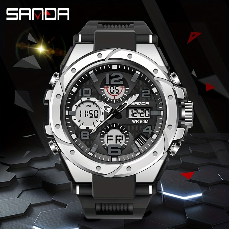 Men's Military Watch Tactical Sports Waterproof Digital Wrist Watch
