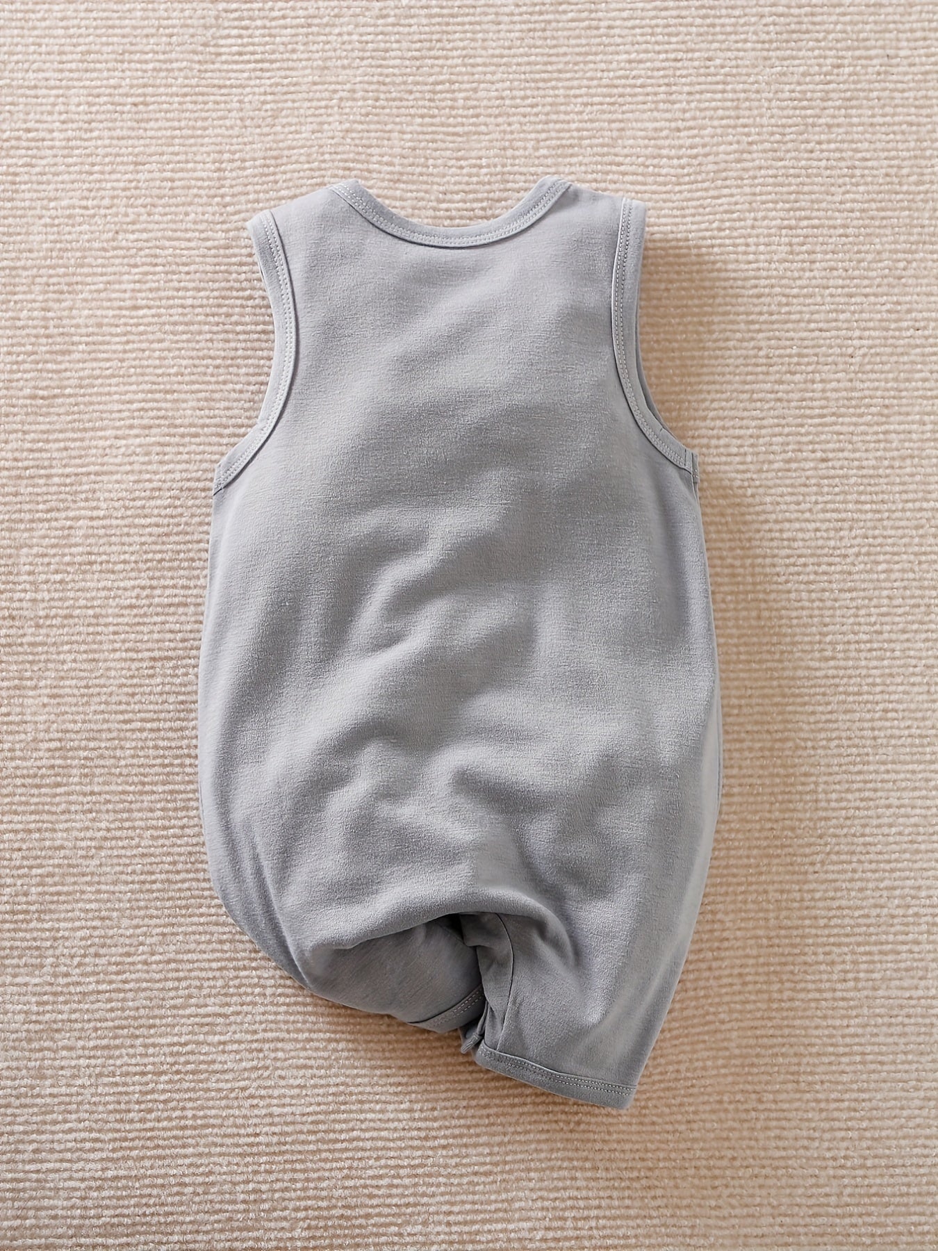 Baby Boys Fox Graphic Sleeveless Romper Jumpsuit