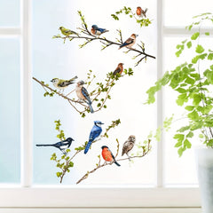 Branches & Birds Window Sticker - Reusable & Removable