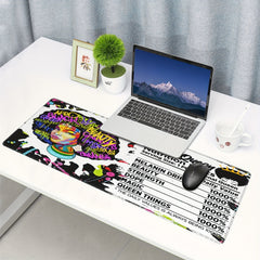 Large Queen Mouse Pad 29.97x80.01cm Non-Slip Base Mousepad