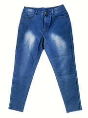 Women's Plus Button Fly Skinny Jeans