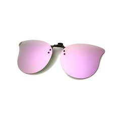 Cat Eye Polarized Clip on Flip Up Unisex Sunglasses