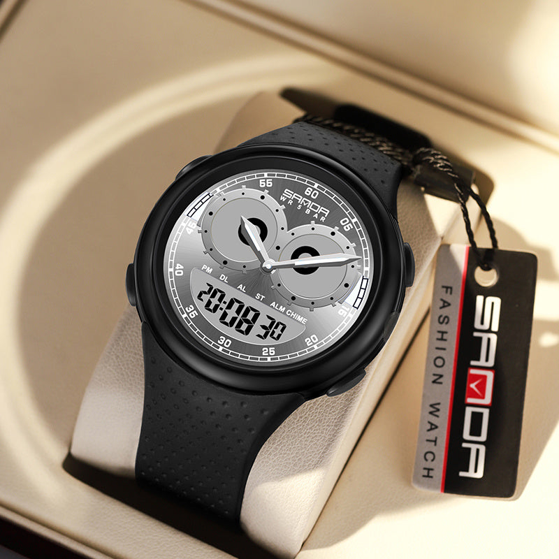 Kids Sports Watch Multifunction Electronic Glow Countdown Alarm Waterproof Gift