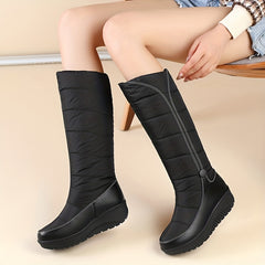 Women's Winter Warm Waterproof Snow Boots Soft High Top Shoes