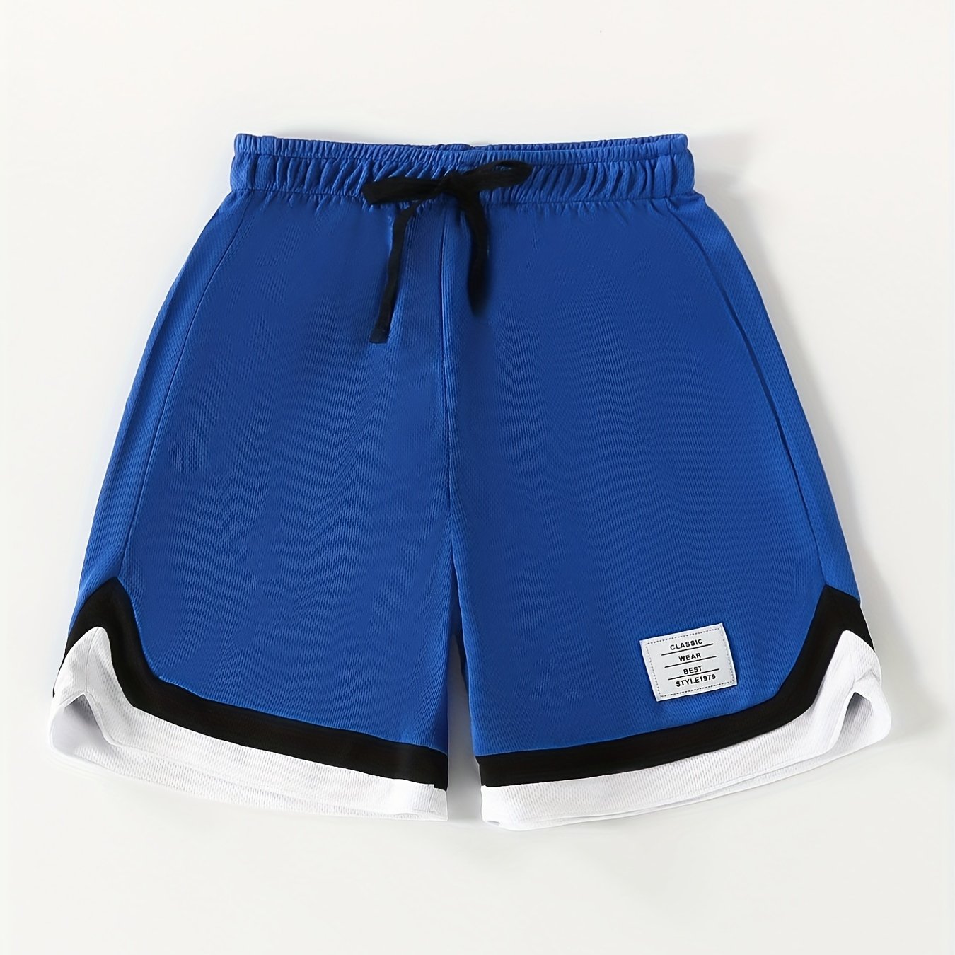 Boys Comfy Creative Shorts Stretch Quick-dry Drawstring Summer