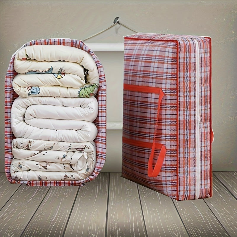 2pcs Waterproof Woven Bags Large Hand Held Packaging And Moving Bags