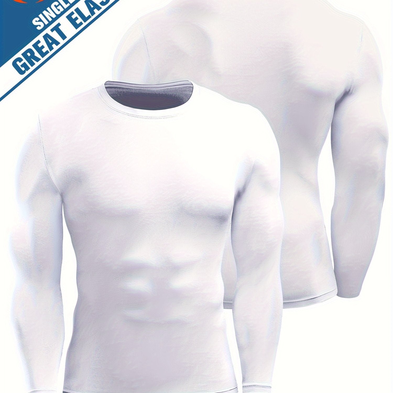 Men's Compression Sport T-Shirt - Quick Drying Sweatshirt for Fitness