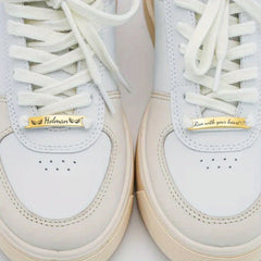 2pcs Custom Engraved Shoe Lace Buckles - Personalized Name & Message Tags