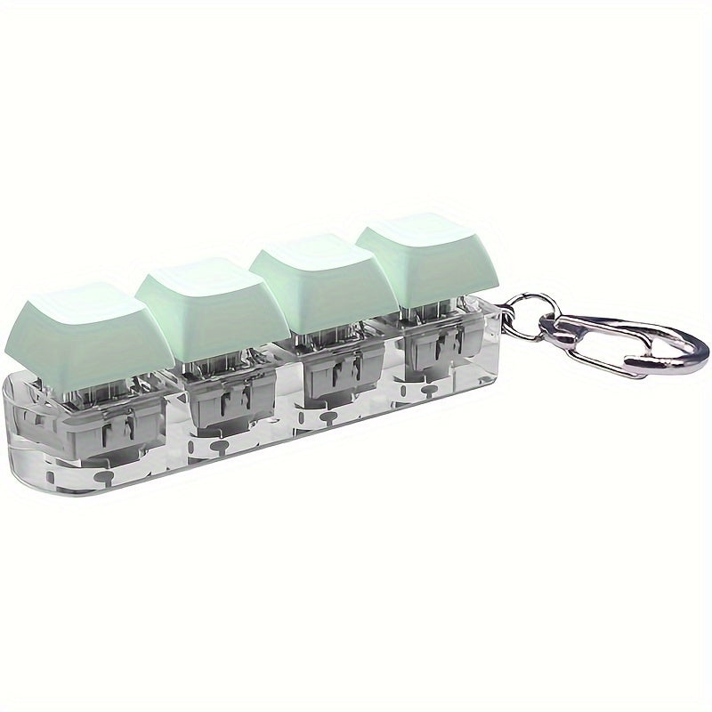 Keyboard Clicker Fidget Keychain 4 Button Toy