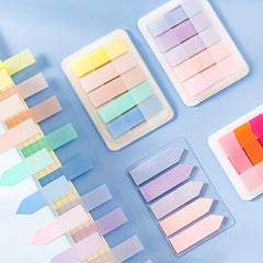 1pc 100 Morandi Index Stickers Bookmarks Marking Stickers Sticky Memo N Times