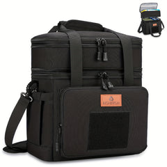Large Capacity Insulated Leak Proof Lunch Bag with Multiple Compartments