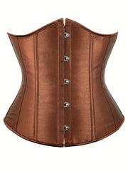 Strapless Corset Bustier Tummy Control Lace Up Slimmer Body Shaper