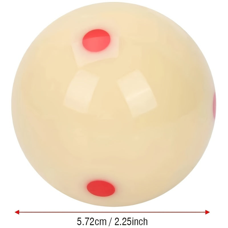 Regulation Size Billiard Pool Ball Red Dot Cue Ball Snooker Training Ball