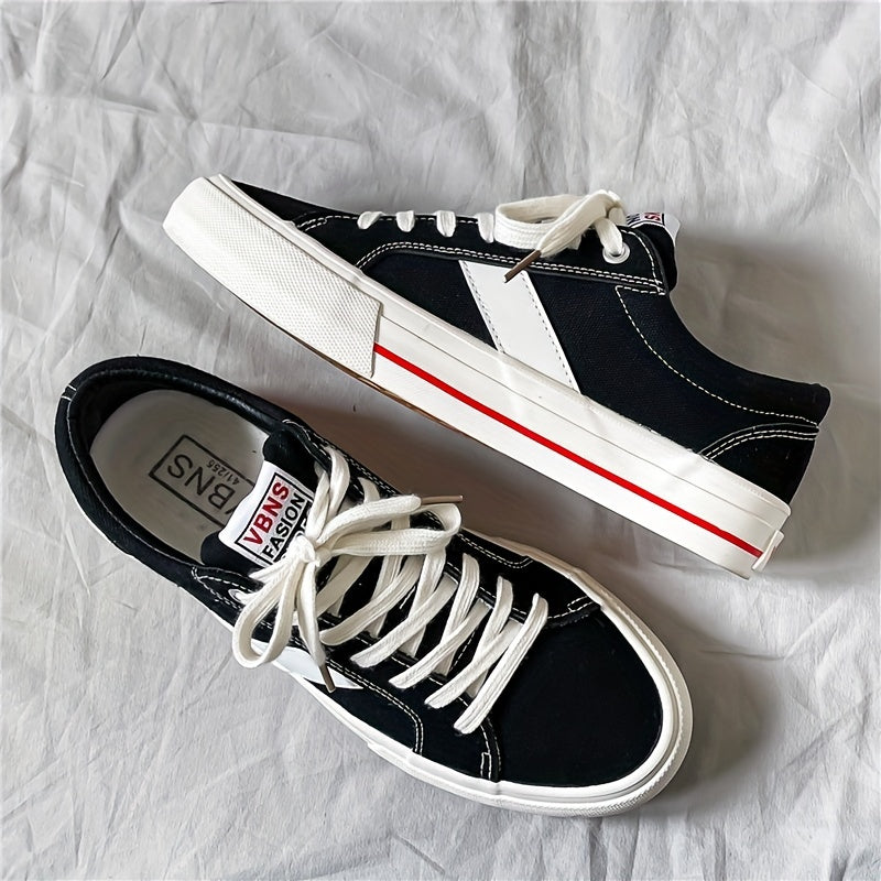 Men's Classic Lace Up Canvas Shoes Casual Outdoor Walking Shoes