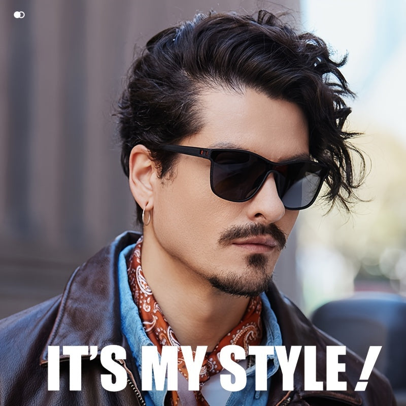Men's High Polarized Sunglasses Spring Leg Glasses