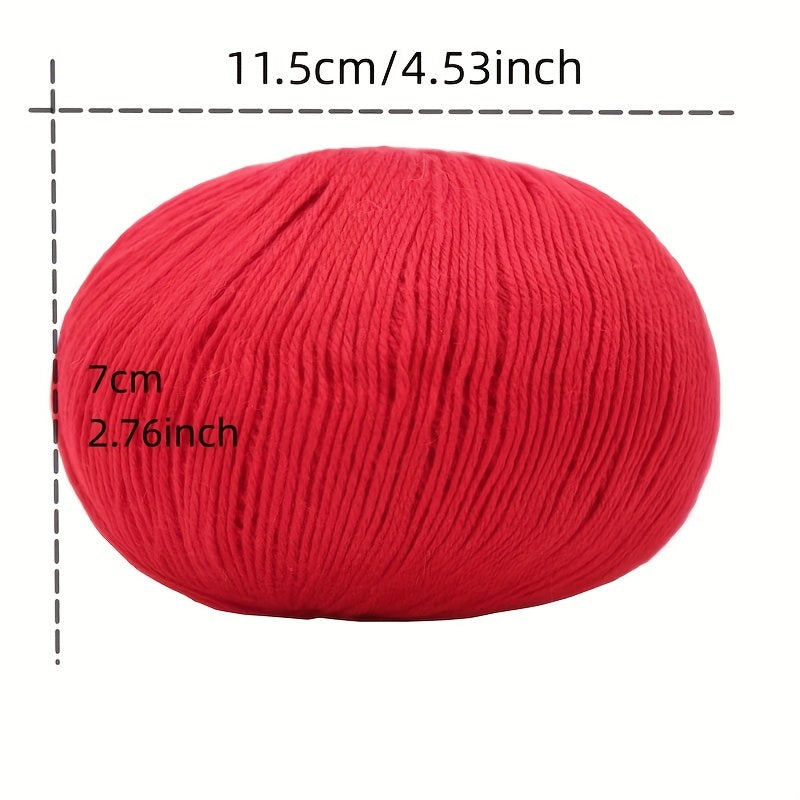 6pcs Hand Knitted Cashmere Yarn 85 Woll 10 Polyester 5 Nylon