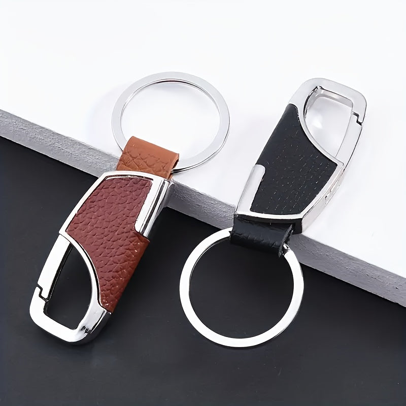 1pc Waist Hanging Metal Key Chain Key Holder Gift For Men Dad Father